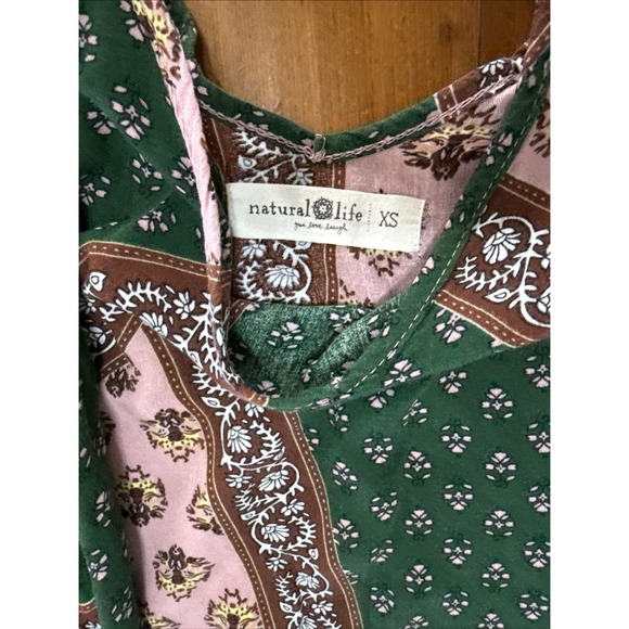 Natural Life Maxi Slip Dress Size XS  Boho Hippie Strappy - Picture 4 of 5